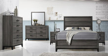 Load image into Gallery viewer, Galaxy Home Sierra King Panel Bed in Foil Grey GHF-808857584342