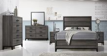 Load image into Gallery viewer, Galaxy Home Sierra Queen Panel Bed in Foil Grey GHF-808857916389
