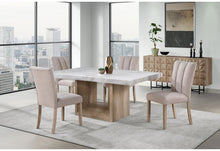 Load image into Gallery viewer, D02 NATURAL DINING TABLE + 6 D8683 DINING CHAIRS
