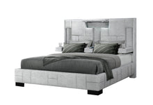 Load image into Gallery viewer, Oscar Grey Bed No Wood Trim