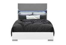 Load image into Gallery viewer, Talia White Bed With Led