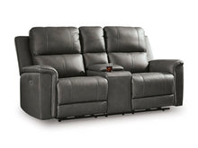 Load image into Gallery viewer, Bleckley Power Reclining Loveseat with Console - Ego Home Furniture