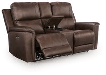 Load image into Gallery viewer, Bleckley Power Reclining Loveseat with Console - Ego Home Furniture