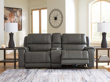 Load image into Gallery viewer, 5Z - Pittson Power Reclining Sectional Loveseat with Console - Ego Home Furniture