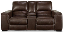 Load image into Gallery viewer, Alessandro Power Reclining Loveseat with Console - Ego Home Furniture