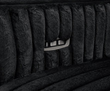 Load image into Gallery viewer, Black Corduroy Power Reclining 4 Pc Sectional W/2 Wireless Charger