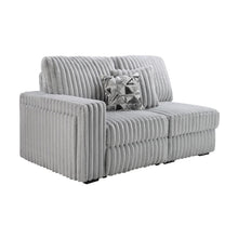 Load image into Gallery viewer, Gray Corduroy Power Reclining 4 Pc Sectional W/2 Wireless Charger