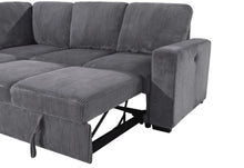 Load image into Gallery viewer, U2660 Grey Sectional Sofa-Without Chaise - Ego Home Furniture