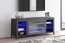 Load image into Gallery viewer, Cayberry 60" TV Stand with Electric Fireplace