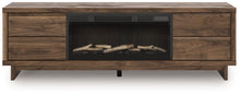 Load image into Gallery viewer, Zadilyn 72" TV Stand with Electric Fireplace