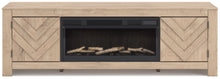 Load image into Gallery viewer, Cayboni 71" TV Stand with Electric Fireplace - Ego Home Furniture