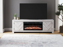 Load image into Gallery viewer, Cayboni 71" TV Stand with Electric Fireplace