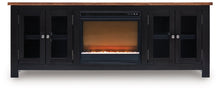 Load image into Gallery viewer, Wildenauer 76" TV Stand with Electric Fireplace - Ego Home Furniture
