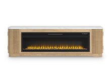 Load image into Gallery viewer, Camdill 80" TV Stand with Electric Fireplace