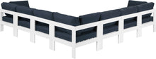 Load image into Gallery viewer, Nizuc - Outdoor Patio 7 Piece Modular Sectional With White Frame