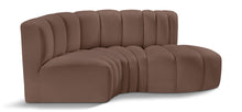 Load image into Gallery viewer, Arc - Faux Leather 3 Piece Modular L-Shaped Sofa