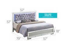 Load image into Gallery viewer, Madison - Upholstered Bed With LED