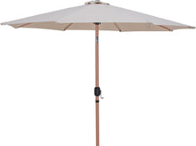 Load image into Gallery viewer, Fiji - Aluminum Patio Umbrella With Square White And Teak Base