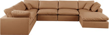 Load image into Gallery viewer, Comfy - 7 Piece Faux Leather Modular Sectional With Chaise
