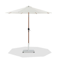 Load image into Gallery viewer, Fiji - Aluminum Patio Umbrella With Square White And Teak Base