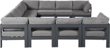 Load image into Gallery viewer, Nizuc - Outdoor Patio 11 Piece Modular Sectional With Gray Frame