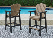 Load image into Gallery viewer, Fairen Trail - Tall Barstool (Set of 2) - Black / Driftwood