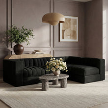 Load image into Gallery viewer, Rummi - Velvet Performance Fabric Upholstered 4 Piece Modular Sectional