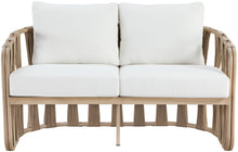 Load image into Gallery viewer, San Pietro - Resilient Waterproof Fabric 60.5" Upholstered Outdoor Patio Loveseat