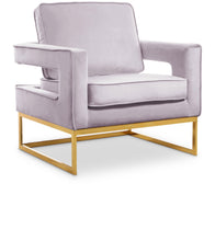Load image into Gallery viewer, Noah - Accent Chair with Gold Legs