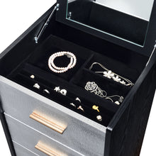 Load image into Gallery viewer, Myles - Jewelry Armoire - Black / Silver / Gold