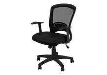 Load image into Gallery viewer, Office Chair, Adjustable Height, Swivel, Ergonomic, Armrests, Mesh - Black