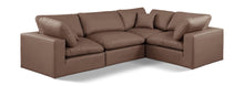 Load image into Gallery viewer, Comfy - 4 Piece Faux Leather Modular Sectional