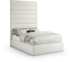 Load image into Gallery viewer, Adam - Linen Fabric Bed With 89" Headboard