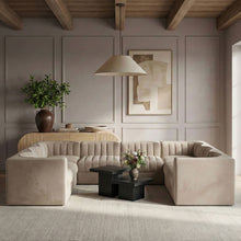 Load image into Gallery viewer, Rummi - Velvet Performance Fabric Upholstered Modular Sectional