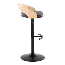 Load image into Gallery viewer, Grotto - Contemporary Adjustable Barstool With Swivel & Rounded T Footrest (Set of 2)