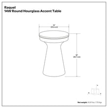 Load image into Gallery viewer, Raquel - Side Table - Antique Brass / White