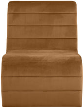 Load image into Gallery viewer, Ivy - Velvet Accent Chair - Saddle
