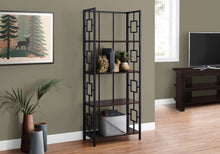 Load image into Gallery viewer, Bookshelf, Bookcase, Etagere, 4 Tier, For Office, Contemporary & Modern - Espresso
