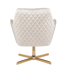 Load image into Gallery viewer, Diana - Contemporary Lounge Chair - Gold / Cream