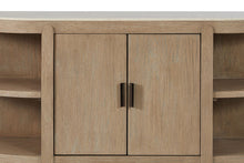 Load image into Gallery viewer, Trilogy - 2-Door Console Table With Marble Top - Toffee