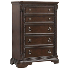Load image into Gallery viewer, Traditional 5 Drawer Chest - Mahogany