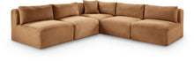 Load image into Gallery viewer, Shaggy - Fabric 5 Piece Modular Corner Armless Sectional