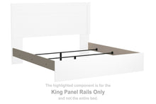 Load image into Gallery viewer, Stelsie - King Panel Rails - White