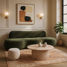 Load image into Gallery viewer, Swerve - Velvet 101" Upholstered Sofa