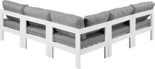 Load image into Gallery viewer, Nizuc - Outdoor Patio 5 Piece Modular Sectional With White Frame