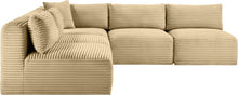 Load image into Gallery viewer, Shaggy - 5 Piece Modular Corner Armless Sectional