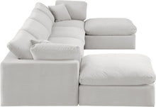 Load image into Gallery viewer, Comfy - 6 Piece Velvet Modular Double Chaise Sectional