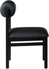 Load image into Gallery viewer, Roundhill - Faux Leather Dining Chair (Set of 2) - Black Frame