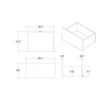 Load image into Gallery viewer, Skye - Marble Nightstand - White