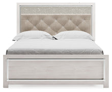 Load image into Gallery viewer, Altyra - Queen Panel Bed With Roll Slats - White